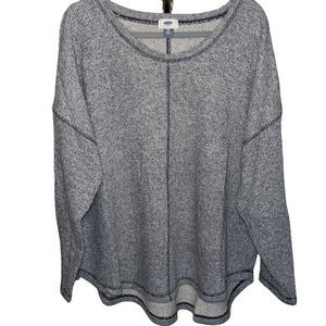 Old Navy Women’s Boho Beach Lightweight Knit Pullover Sweater Scoop Neck